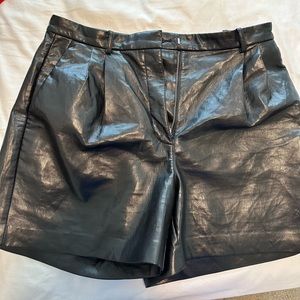 Aritzia Leather shorts